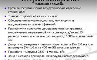 Как лечить приступ панкреатита
