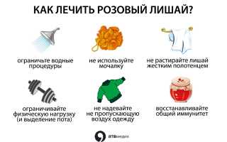 Лечение лишая розового: эффективные методы