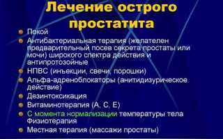 Как лечить простатит в домашних условиях