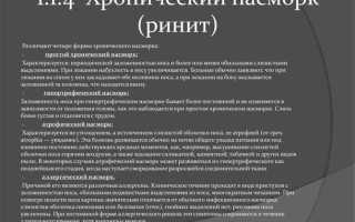 Как избавиться от хронического ринита навсегда