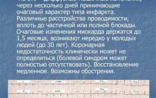 Дисметаболические изменения миокарда