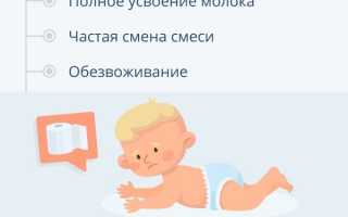 Как лечить запор у грудного ребенка