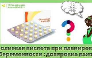 Сколько нужно пить фолиевой кислоты